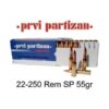 22-250 Rem SP 55gr PPU Prvi Partizan Rifle Ammunition - Image 2