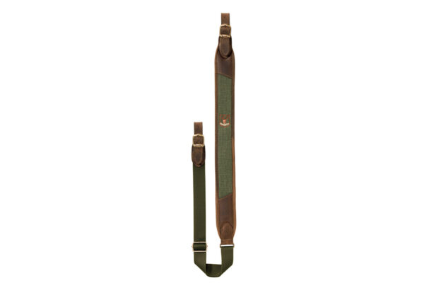 Riserva Rifle sling in Green cordura and neoprene