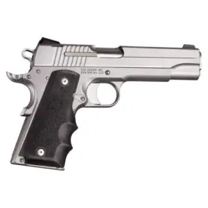 Hogue Govt. Model Rubber Grip with Finger Grooves – Black