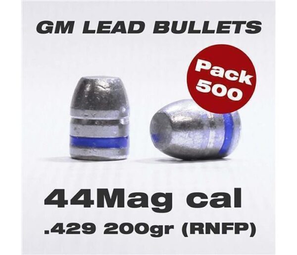 GM Lead Bullets .429 44Mag 200gr (RNFP) Pk500 - Image 2