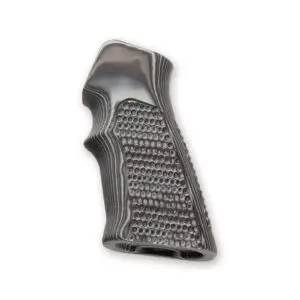 Hogue AR-15/M16 Piranha G10 Finger Groove Grip – G-Mascus Black/Grey