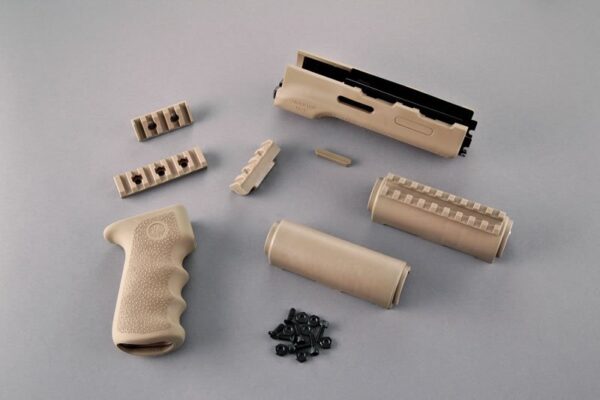 AK-47/AK-74 Rubber Forend and Grip Kit - Standard Chinese and Russian - Flat Dark Earth
