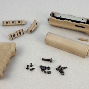 AK-47/AK-74 Rubber Forend and Grip Kit - Longer Yugo Version - Flat Dark Earth