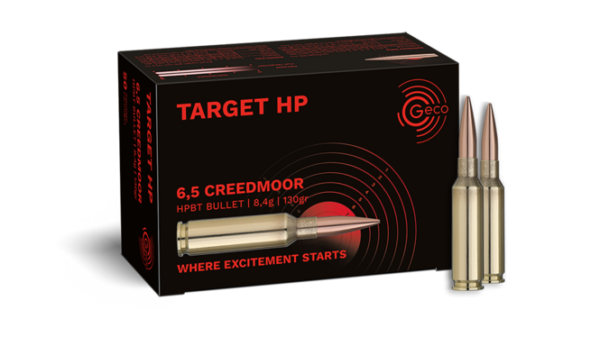 GECO 6.5 CREEDMOOR 130GR TARGET HP 8.4G Box of 50