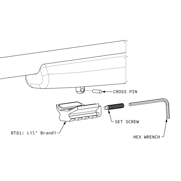 Atlas Bipod BT81 Lil Brandi - Image 3