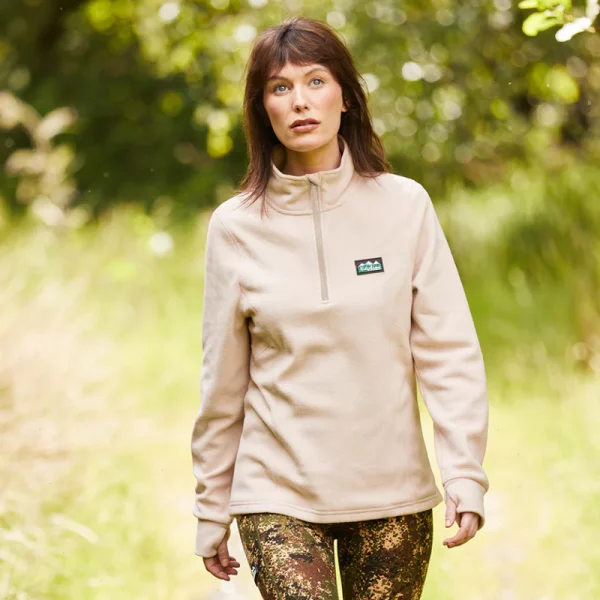 Ridgeline Womens Narvik Fleece Mushroom - Image 2