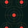 GMK Bullseye Green Reactive Targets