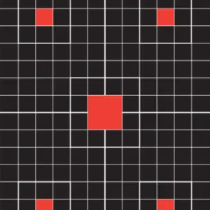 GMK Square White Reactive Shooting Targets