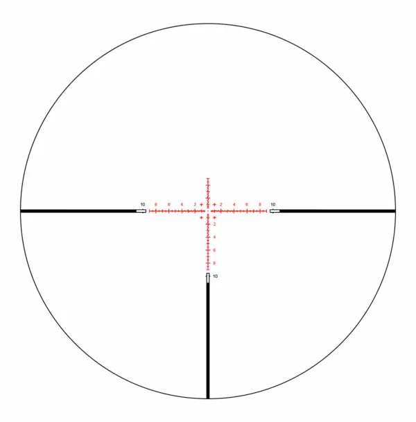 WULF Hurricane 3-10x40 Compact Rifle Scope | W-MIL1 SFP | 0.1 MRAD | 30mm - Image 6