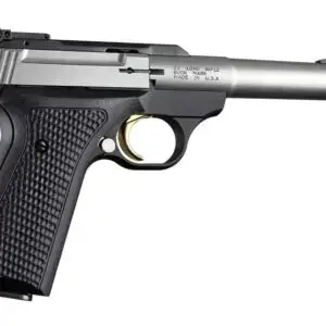 Hogue Piranha G10 Grip for Browning Buck Mark offers a precision fit, aggressive texture, and solid black G10 construction for superior control and durability.