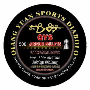 QYS .177 Streamlined Diabolo – 8.64gr Premium Airgun Pellets