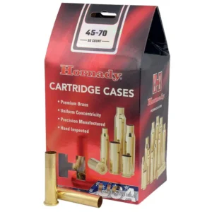 Hornady 45-70 Government Unprimed Brass Cases – 50 Count Box