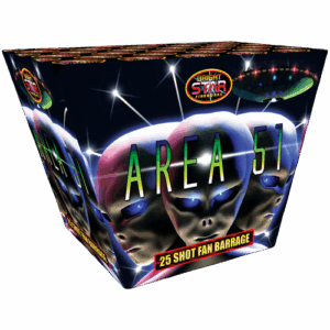 Bright Star Area 51 25 Shot Fan Barrage