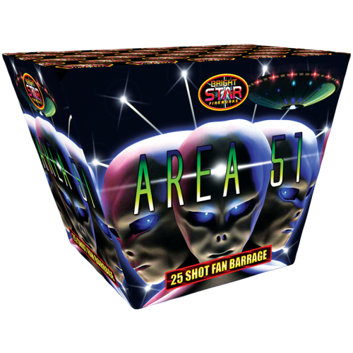 Bright Star Area 51 25 Shot Fan Barrage
