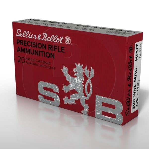 Sellier & Bellot 300 Win Mag 220gr HPBT Match Ammo