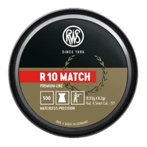 RWS R10 Match .177 / 4.5mm 8.2gr 500 Pellets