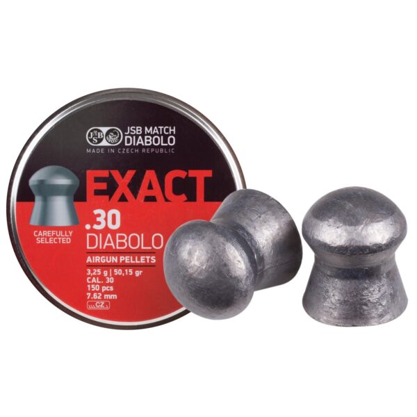 JSB Exact Diabolo .30 Cal 50.15gr Pellets